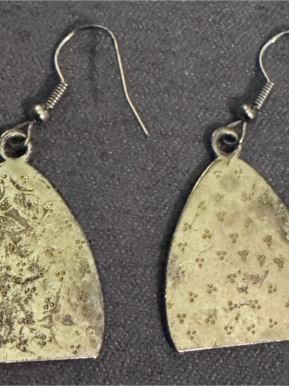 Women’s Shark Dangle Earrings in Gray & Red